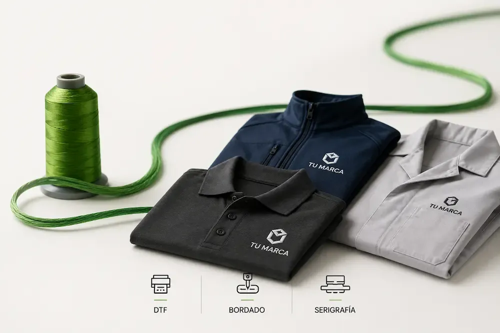 Prendas de trabajo personalizadas con el logo de una empresa