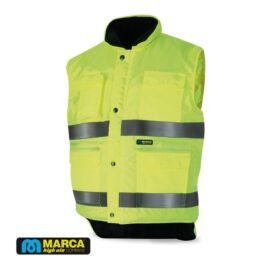 Chaleco reflectante multibolsillo amarillo