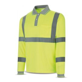 Polo manga larga amarillo