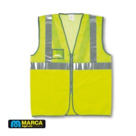 Chaleco reflectante rejilla amarillo