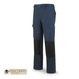 Pantalón Azul multibolsillo elástico