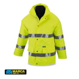Parka reflectante amarilla