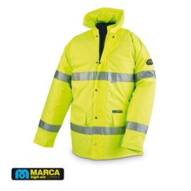 Parka con cintas reflectantes 3M Amarilla