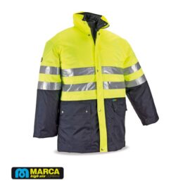 Parka reflectante convertible bicolor