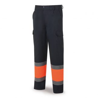 Pantalon AV marino naranja